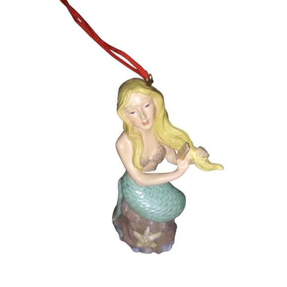 Seasons of Cannon Falls Mermaid Holiday Ornament Horrocks Christmas Ornaments - Picture 6 of 9